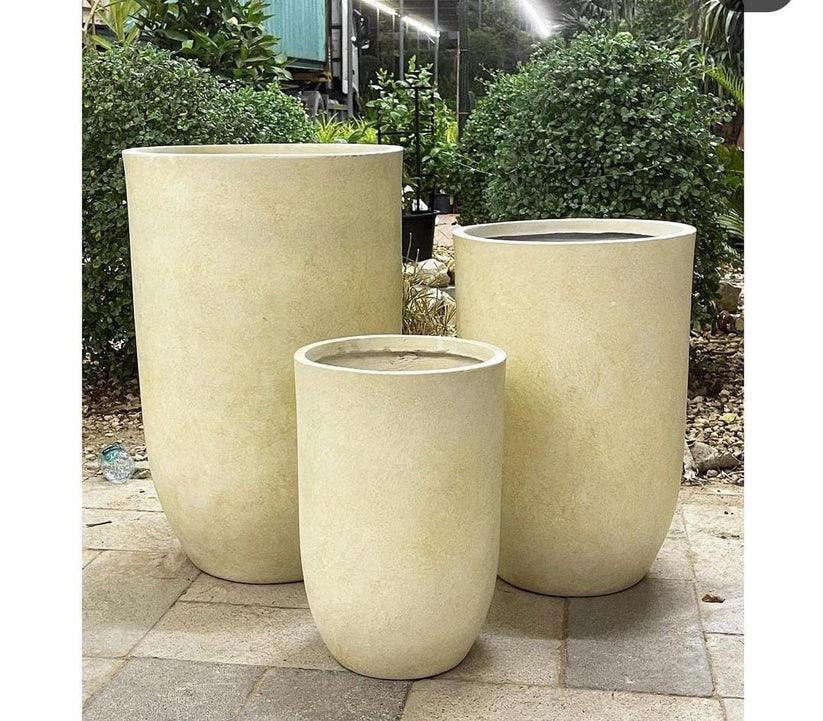 Round Fiber pots Small, Medium and Large