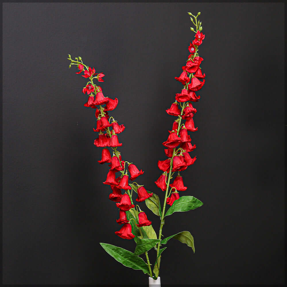 2pcs Artificial Foxglove Single Stem Flowers