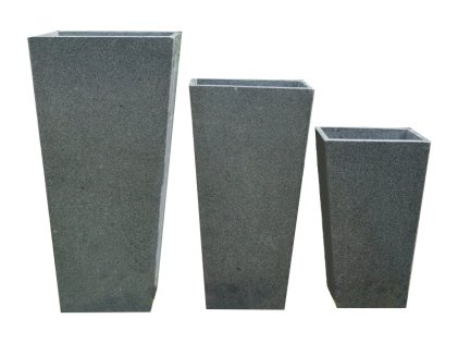 HS Flower Pot – Large | Granite Grey | Elegant & Durable Planter