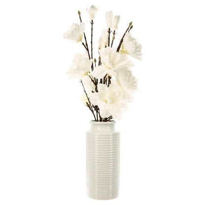 Atmosphera Artificial Magnolia Plant W/Ceramic Vase (73.5 cm)