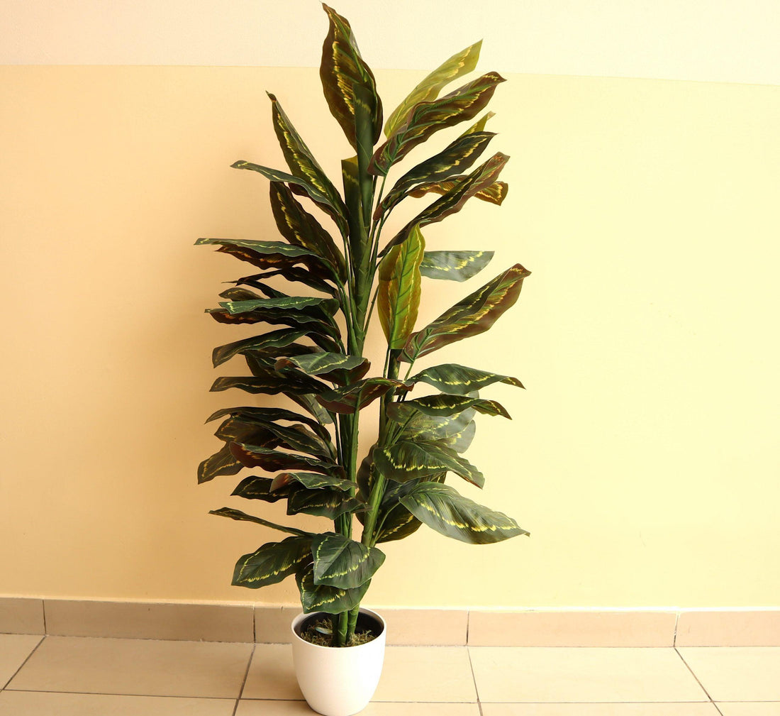 Artificial Calathea Peacock Plant “Zebra Plant” 130cm