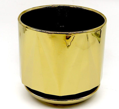 Ceramic Golden Glazed Pot