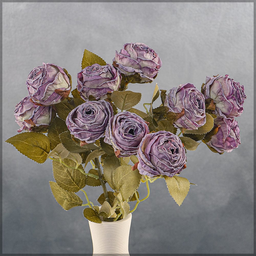 Artificial 5heads Silk Single Stem Flowers