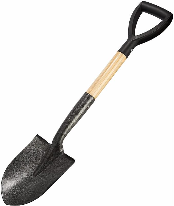 STEEL ROUND SHOVEL (45 CM, SMALL)