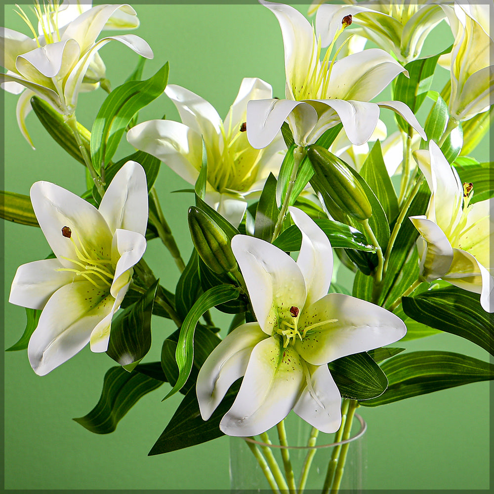Nearly Natural Lily Flowers Small