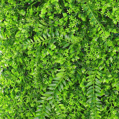 Artificial Mix Leaves Grass Wall Panel – Premium Vertical Garden Backdrop for Indoor &amp; Outdoor Decor
