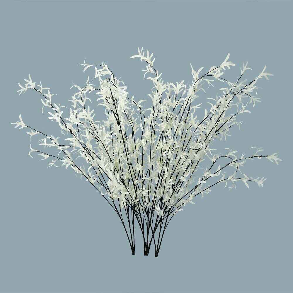 Artificial White Twigs leaves-CXT0189