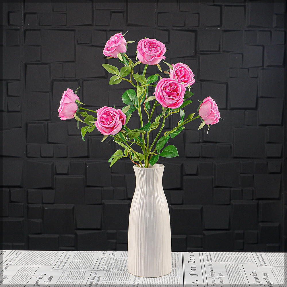 Artificial 4heads Rose Flower Stem