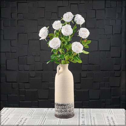 Artificial 4heads Rose Flower Stem