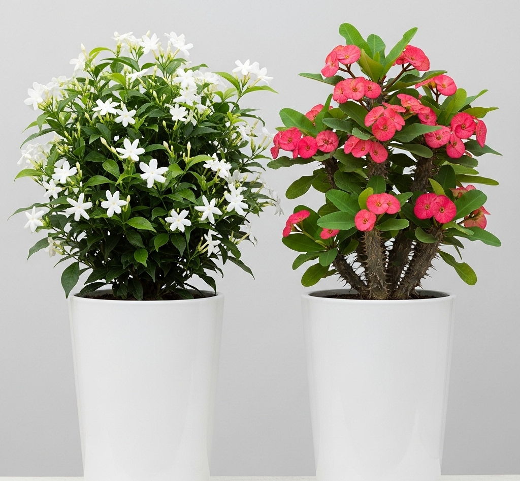 Combo Plants Bundle of 2 Pieces | Indoor Plants |Ceramic Plants| Office Plants | Home Plants